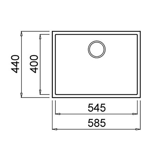 Elleci White Granite Undermount Sink